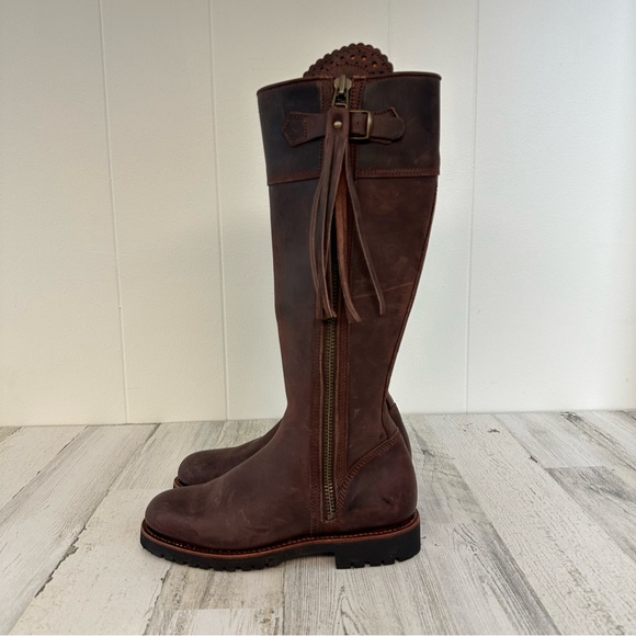 Penelope Chilvers Long Tassel Boot in Conker - Picture 2 of 16